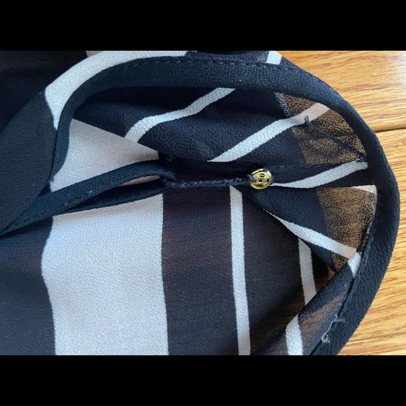 MICHAEL KORS Resort- Striped Navy and White Maxi dress with removable slip - Picture 11 of 15